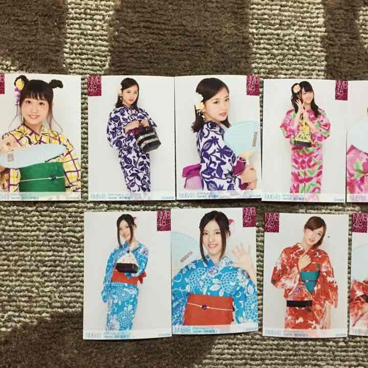 NMB 月別 生写真 2015 8月 コンプ