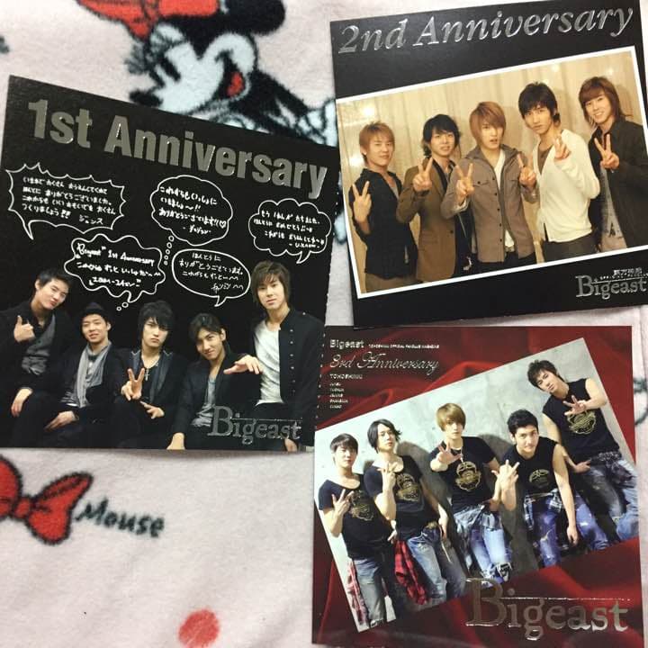 東方神起☆JYJ☆ジャケカ カード★アニバーサリーカード 1st〜3rd★レア★