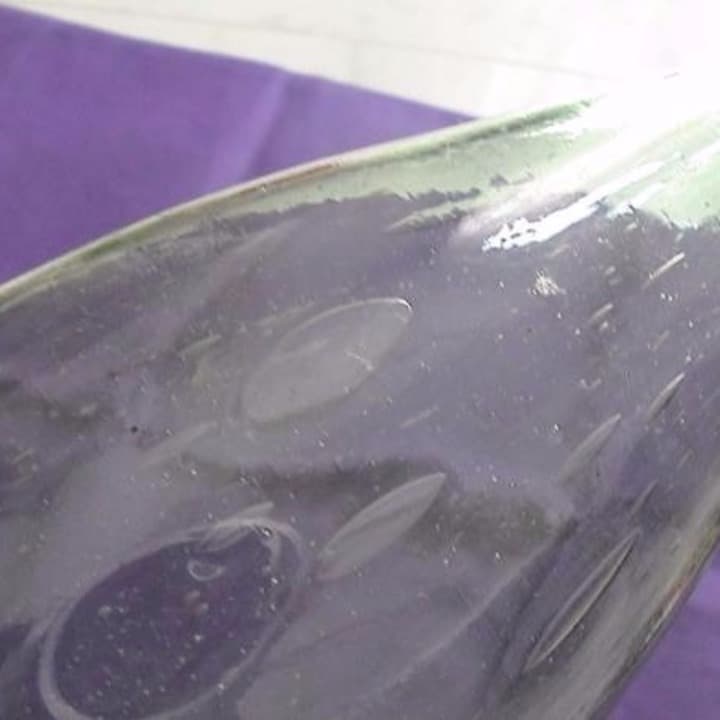 気泡いり ガラス 徳利 戦前後くらい 会津 蔵出　ビンテージ a80