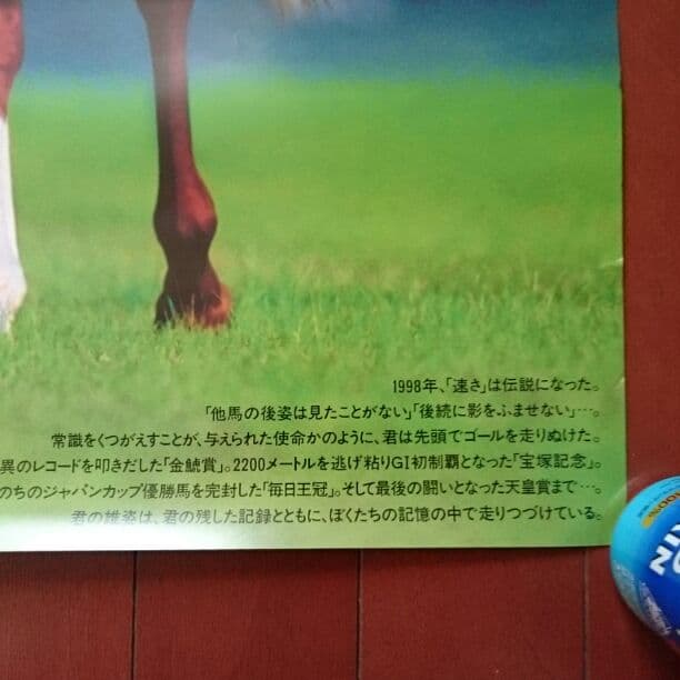 JRA 非売品 ポスター 名馬 サイレンス スズカ　ウマ娘　ヒーロー列伝