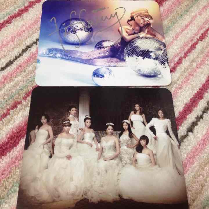 少女時代 the boys 直筆サイン シルバー トレカ 値下げ