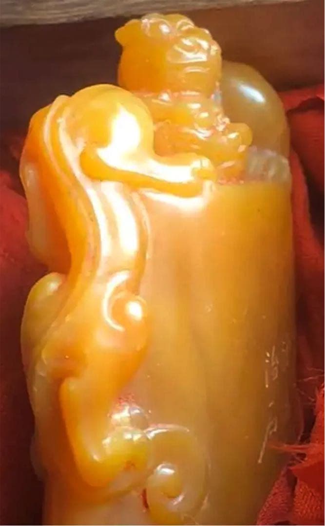 【田黄♦沙孟海 刻印 】中国近現代 篆刻家 書家 寿山石 中国