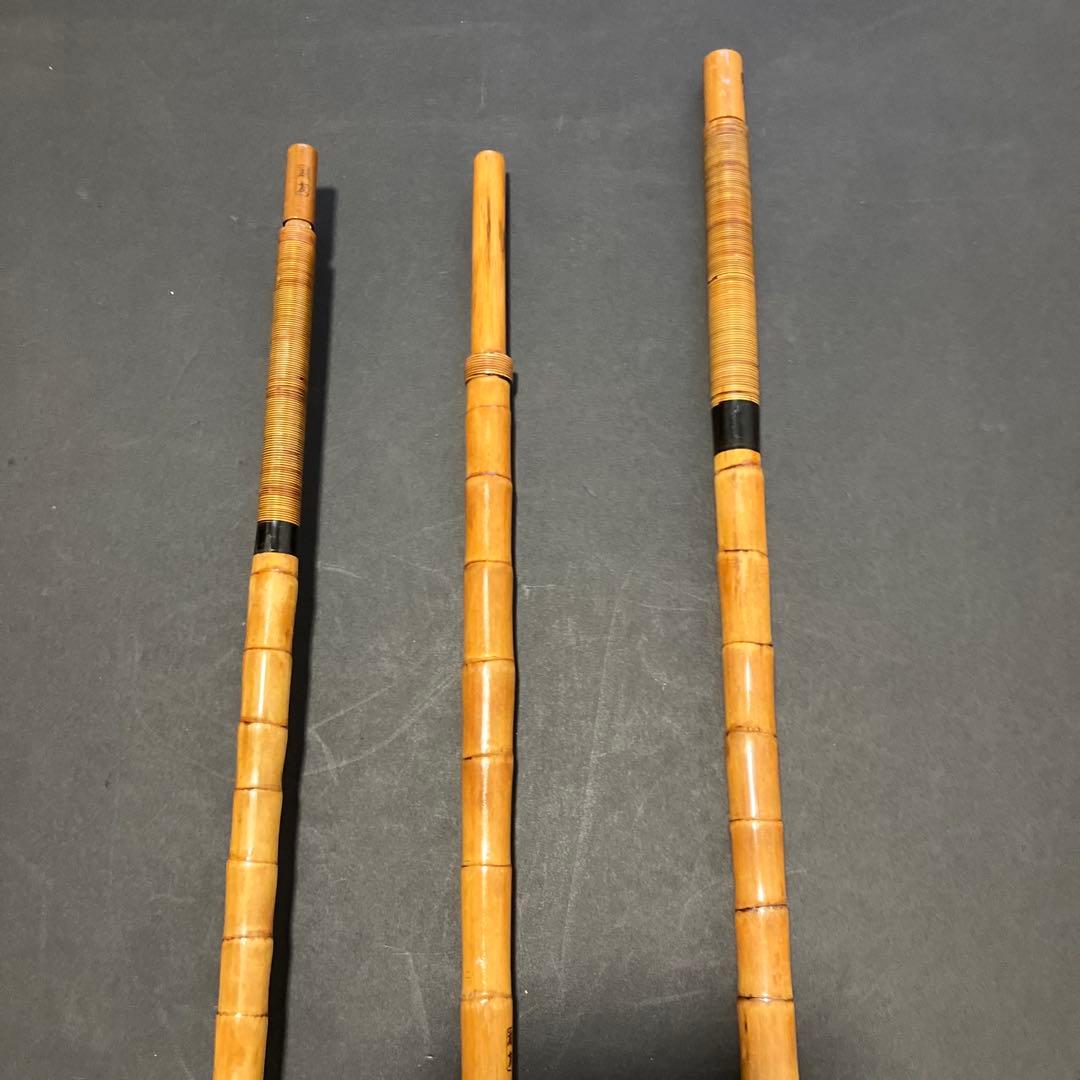 ヘラブナ小節竿掛、玉の柄セット