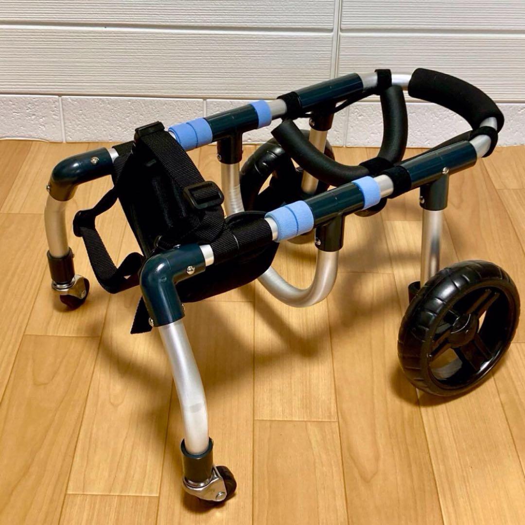 ヒロページ■小型犬用4輪　犬の車椅子　+オプション
