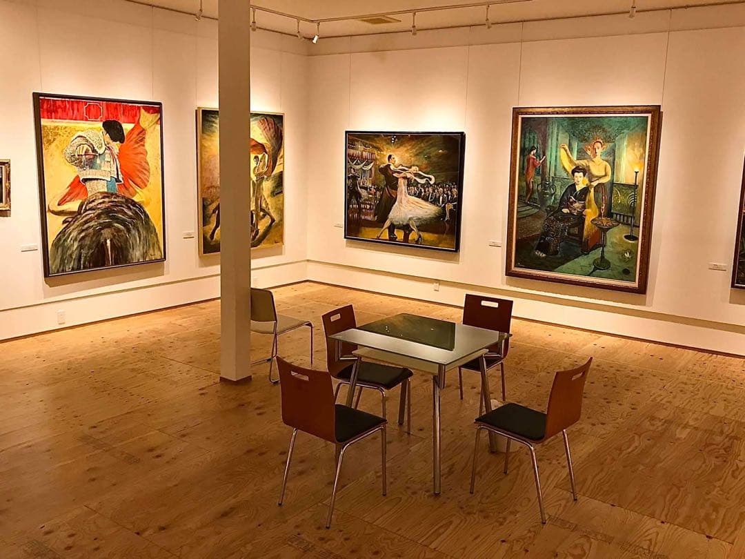 油彩画 「野駆ける少女」田村誠司 受賞作品