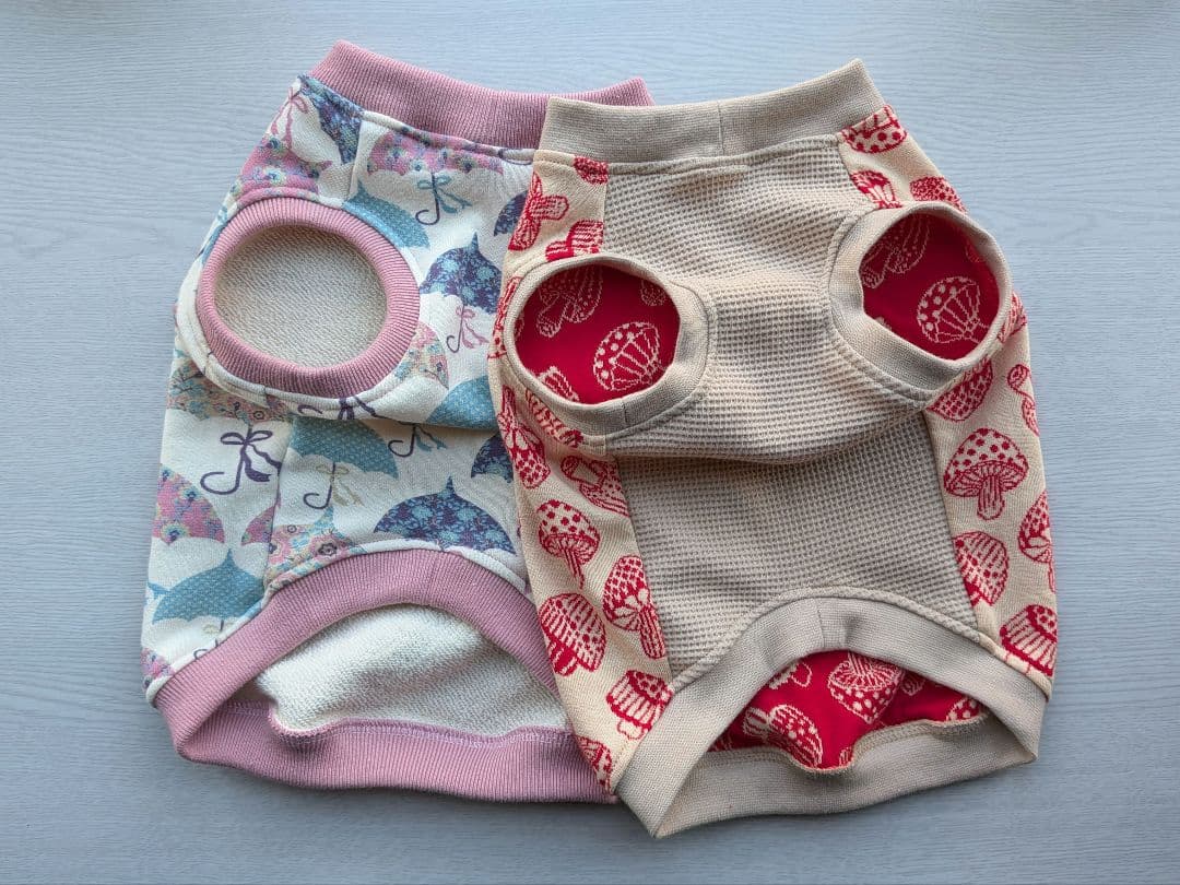 さくたん　アンブレラ柄タンクトップ　ハンドメイド