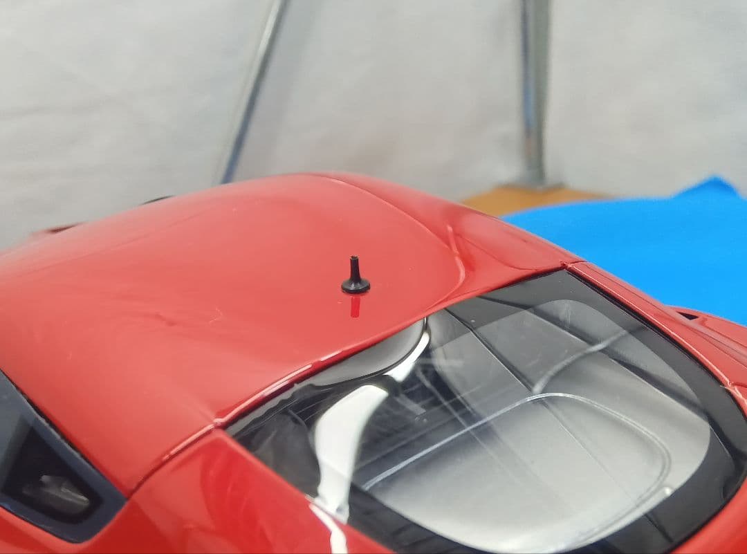 1/18 アストンマーチン V12 zagato テクノモデル 窓浮きあり