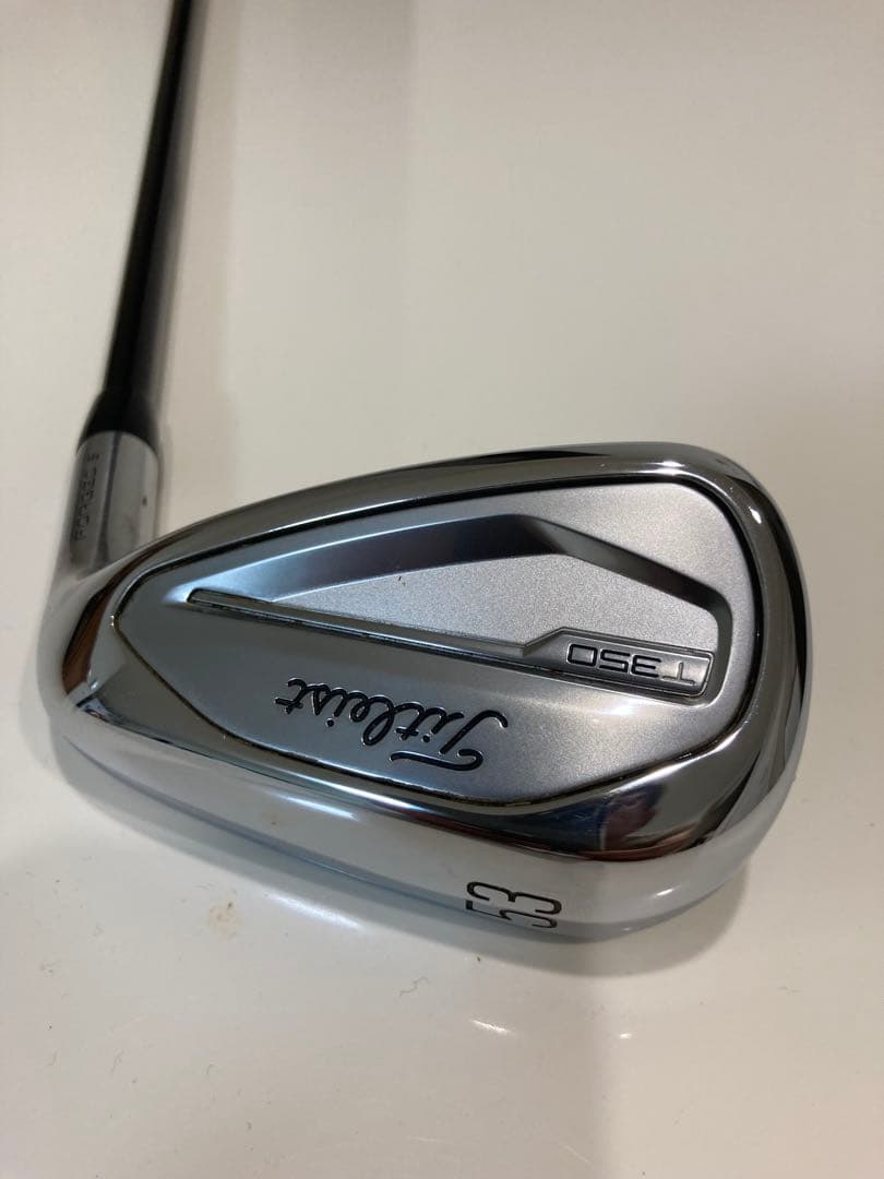 美品　7本セット タイトリスト　T350 アイアンTENSEI RED カーボン