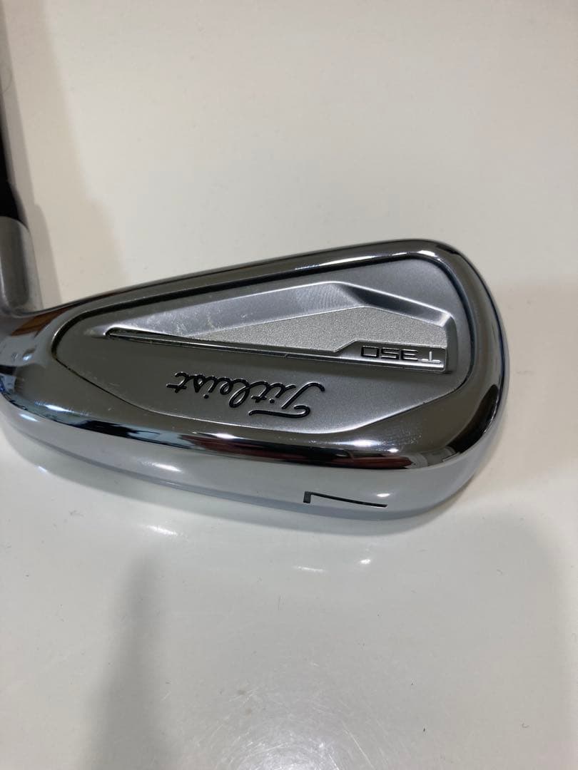 美品　7本セット タイトリスト　T350 アイアンTENSEI RED カーボン
