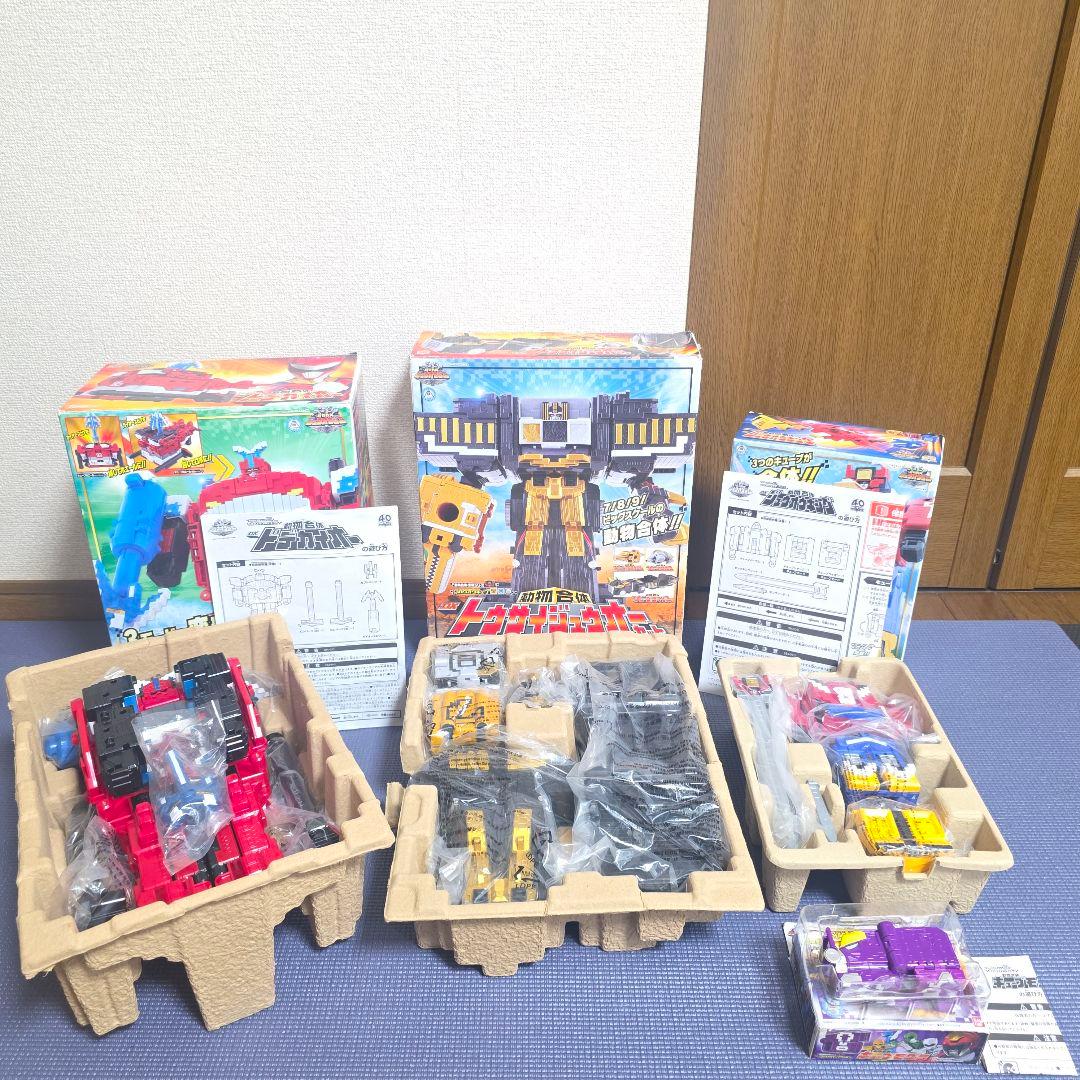 【152】バンダイ 動物戦隊 ジュウオウジャーDX　ロボセット