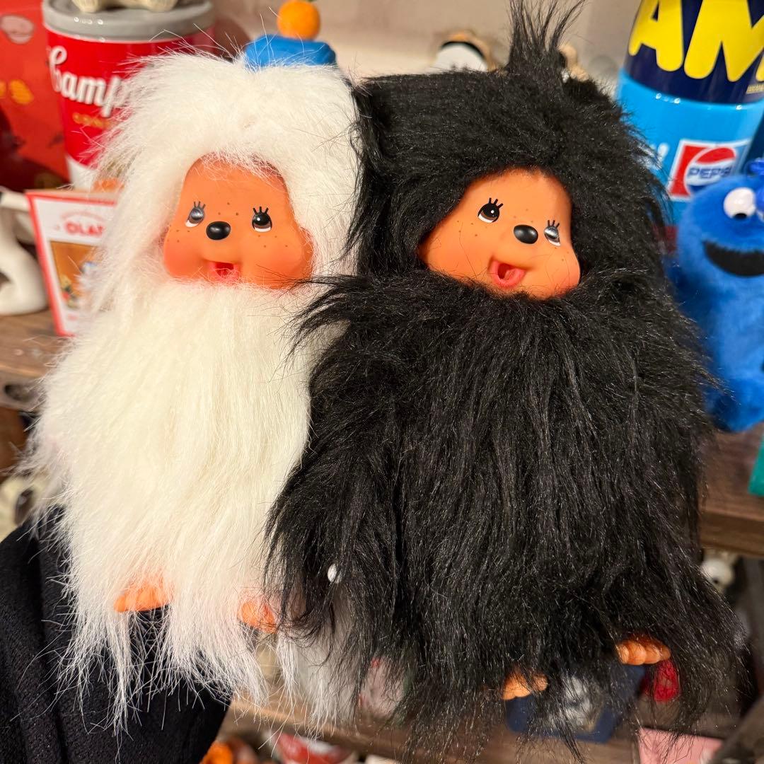 モンチッチ 長毛 ブラック モジャモジャ 雪男 2点セット