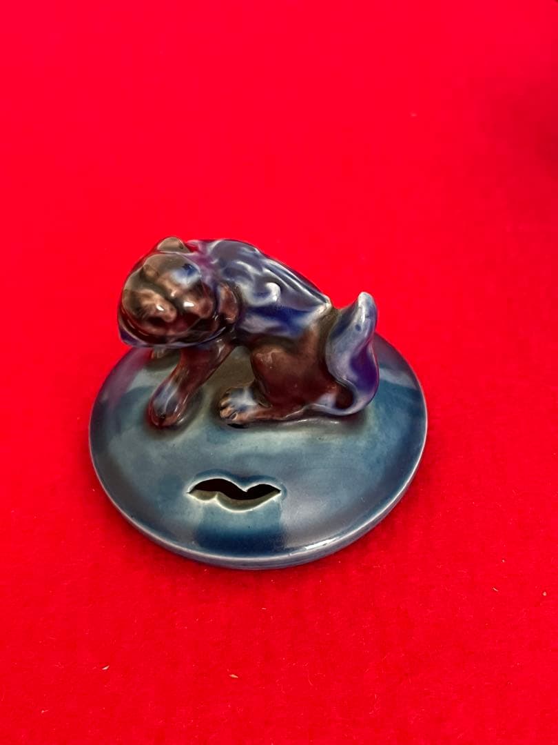 人間国宝 柳雨軒 三代 徳田八十吉(正彦銘) 小紋香炉 管理T285