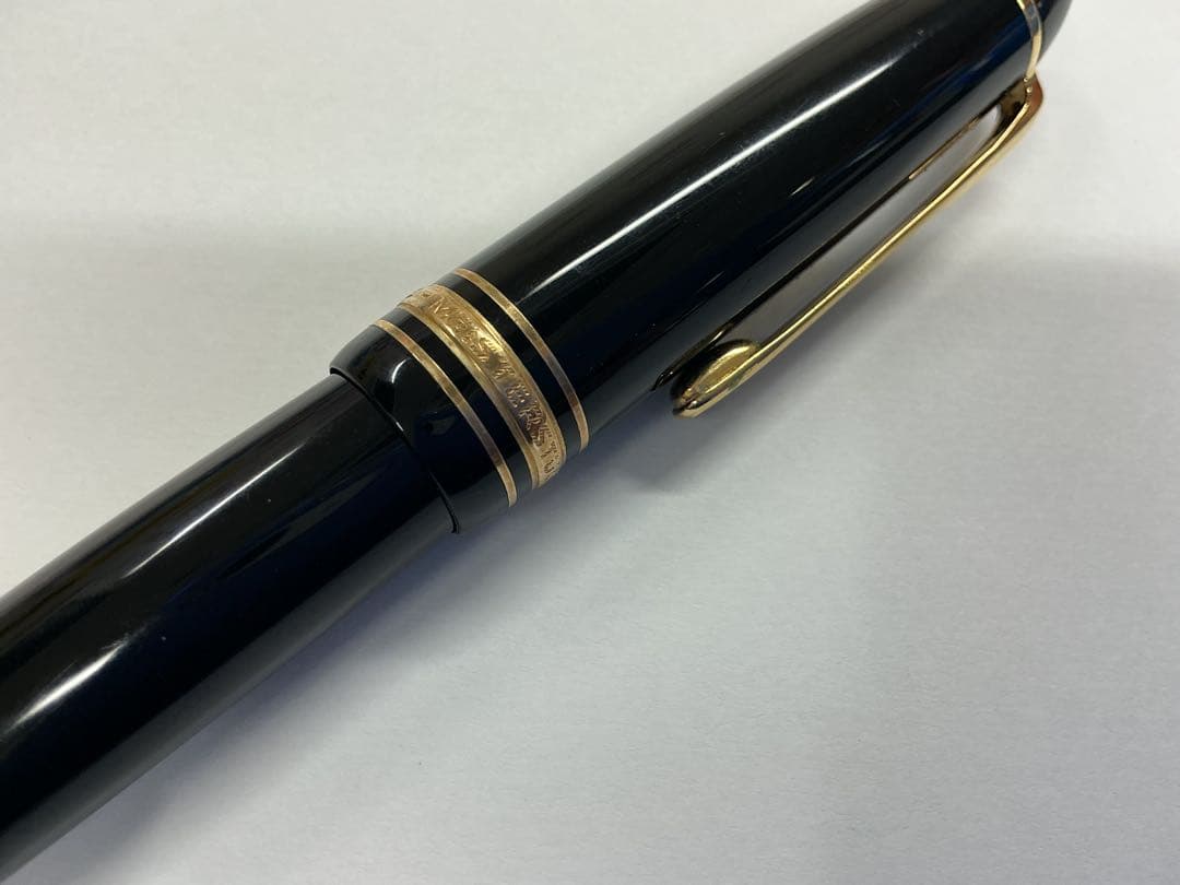 （中古品）MONT BLANC モンブラン 万年筆 146／全金 ペン先14K