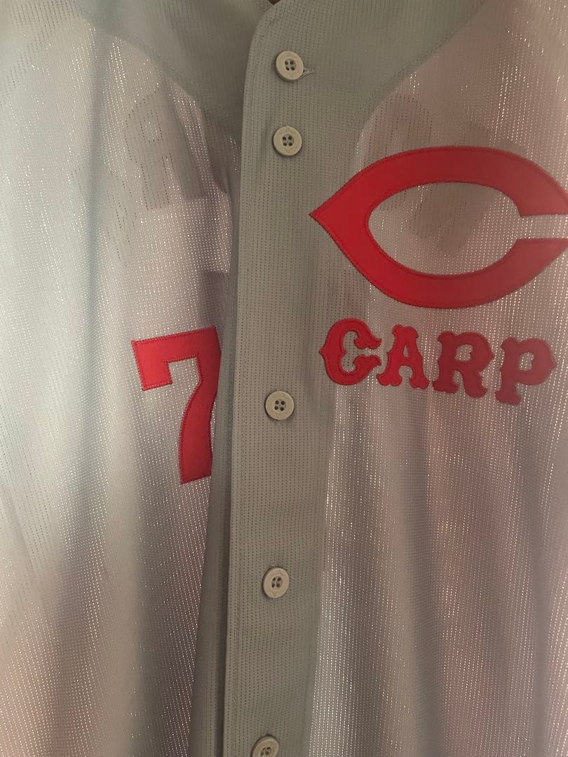 広島東洋カープ　野村謙二郎　復刻ユニフォーム　 Ｏサイズ　カープ　ユニ