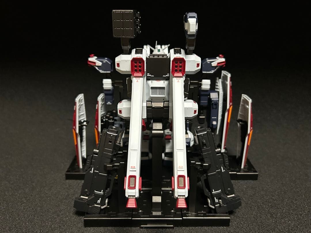 MGフルアーマーガンダムver.ka ヘビーウェポン、ハンガー　全塗装済完成品