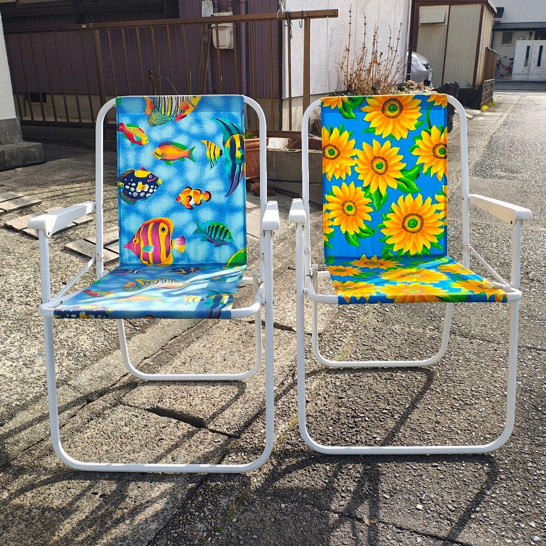 ※本日限定値下げ24時まで※折りたたみ式アウトドアチェア 2脚セット