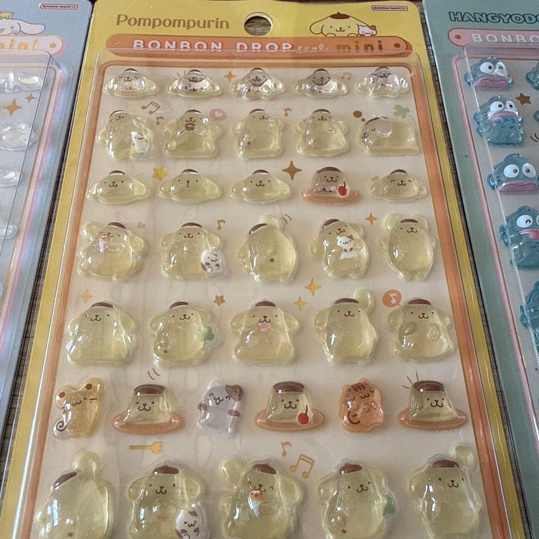 ボンボンドロップシールミニ　サンリオ