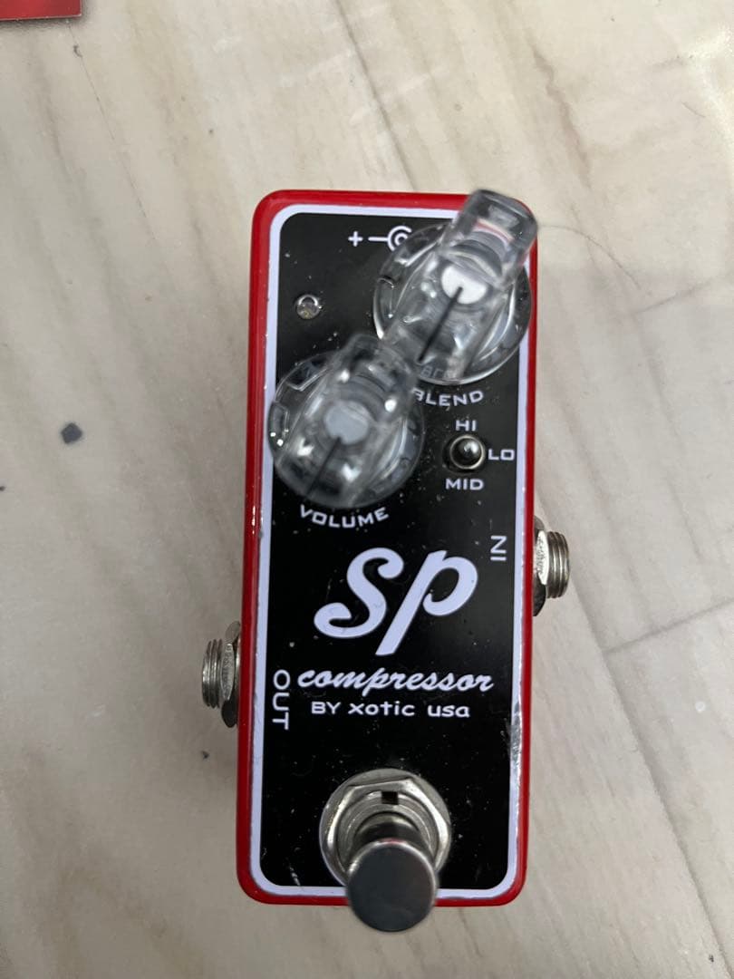 xotic SP compressor 限定色　赤　美品　希少