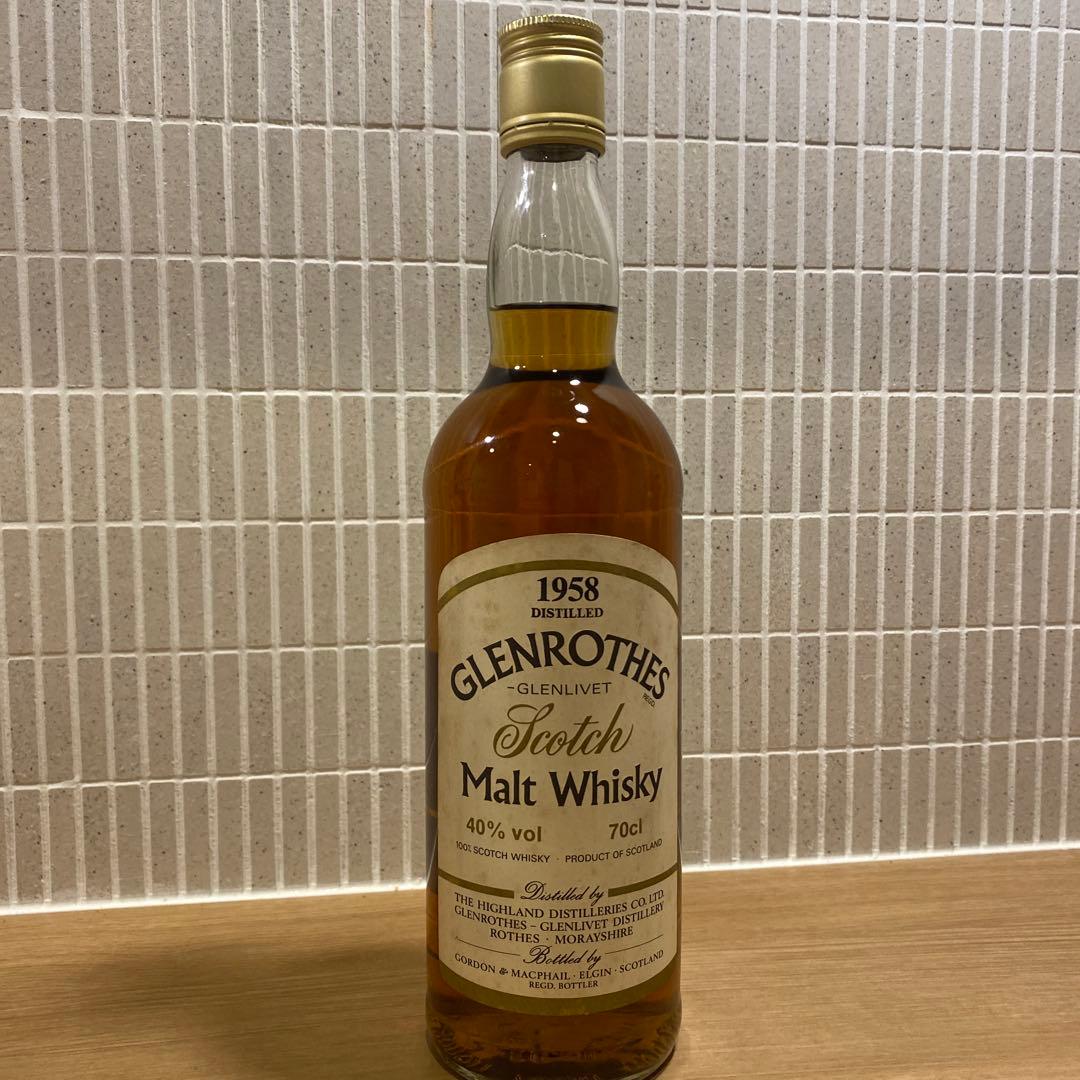 ￼GRENROTHES - GRENLIVET 1958年　シングルモルト