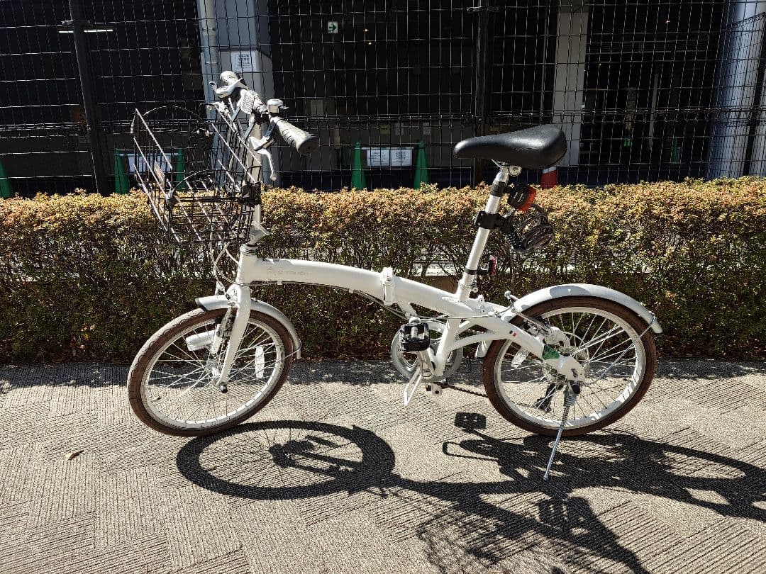 Citroën ホワイト 折りたたみ自転車 7段変速