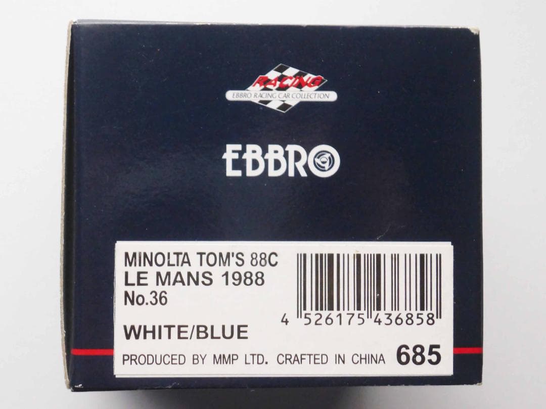 直筆サイン入り MIMOLTA TOM'S 88C LE MANS 1988