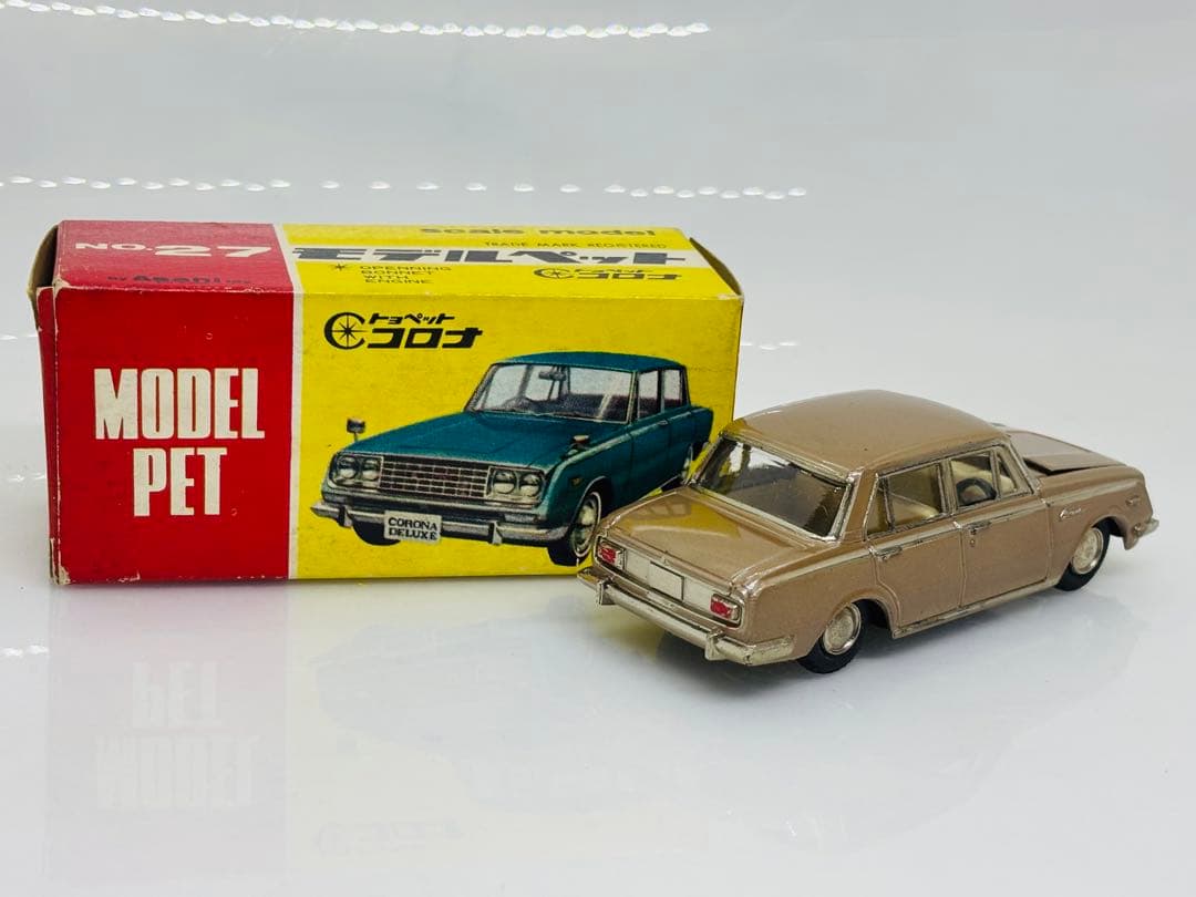 さ*か様 モデルペット当時物No.27トヨペットコロナDX1965年発売極美品A