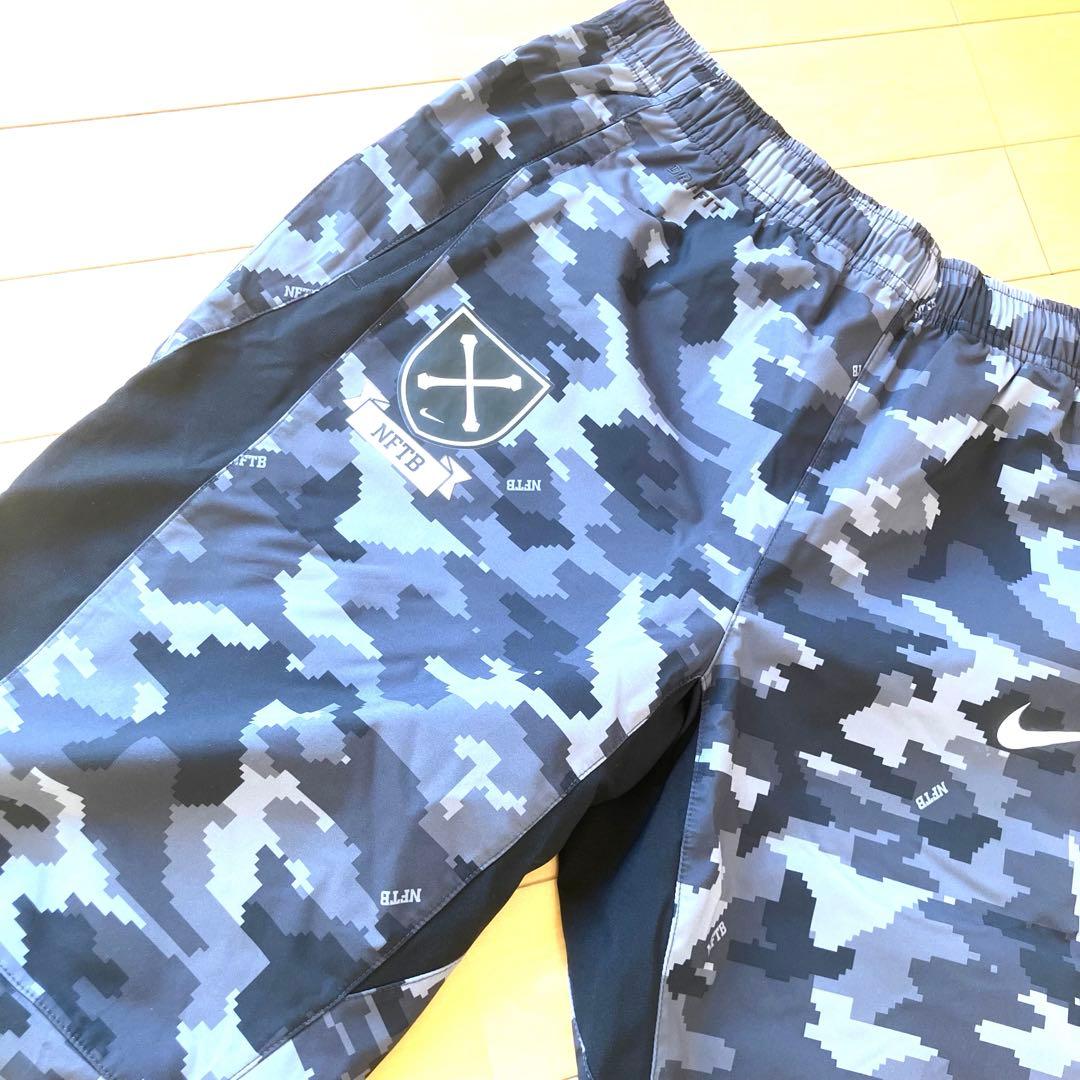 上のみ新品未使用人気カラーNIKEナイキ NFTBピステセットアップカモフラ