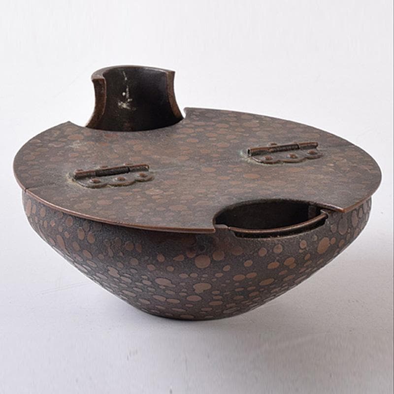 古民具　古銅製　行燈灯芯入れ　C　R8113