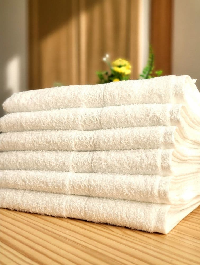 泉州タオル 高級綿糸ホワイトフェイスタオルセット20枚 タオル新品 まとめ売り