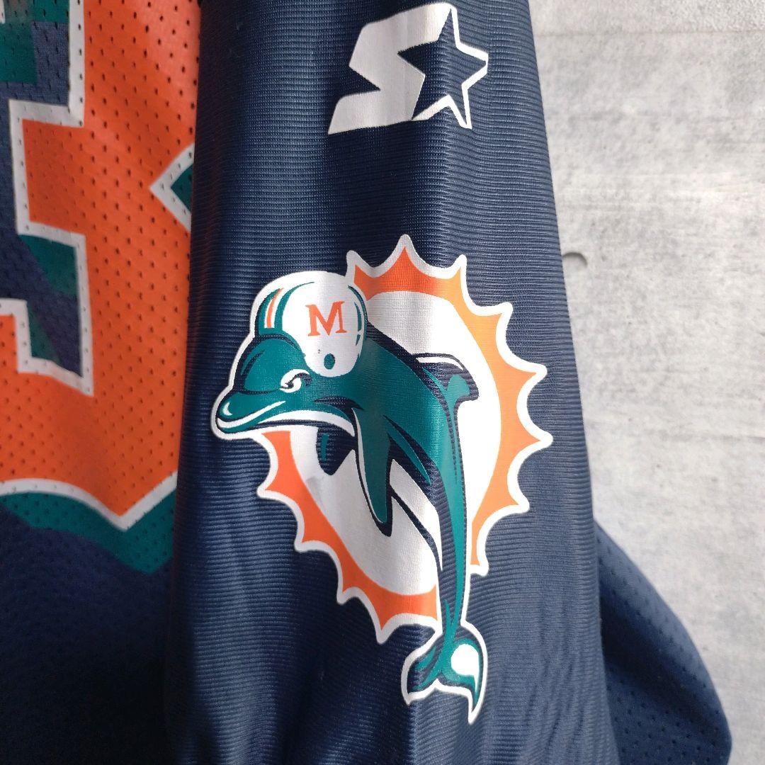 スターター★NFL ドルフィンズ ゲームシャツ 永久欠番 ダン・マリーノ 2XL