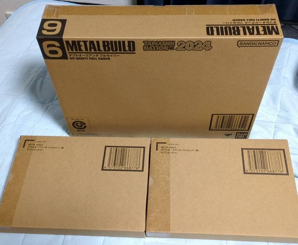 メタルビルド L BUILD ダブルオークアンタ フルセイバー オプ2