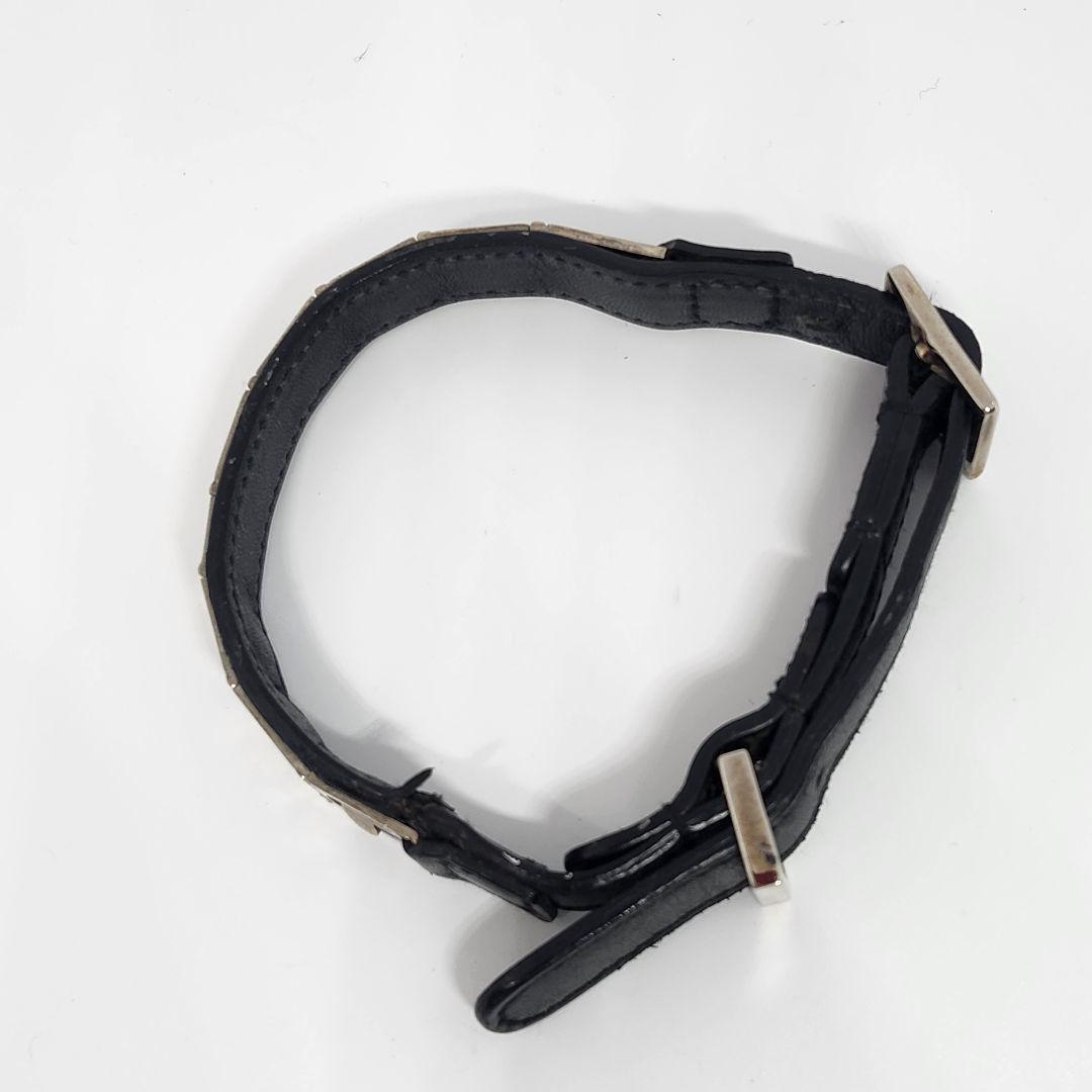 GUCCI グッチ Dog 首輪 リード セット レザー ブラック ペット