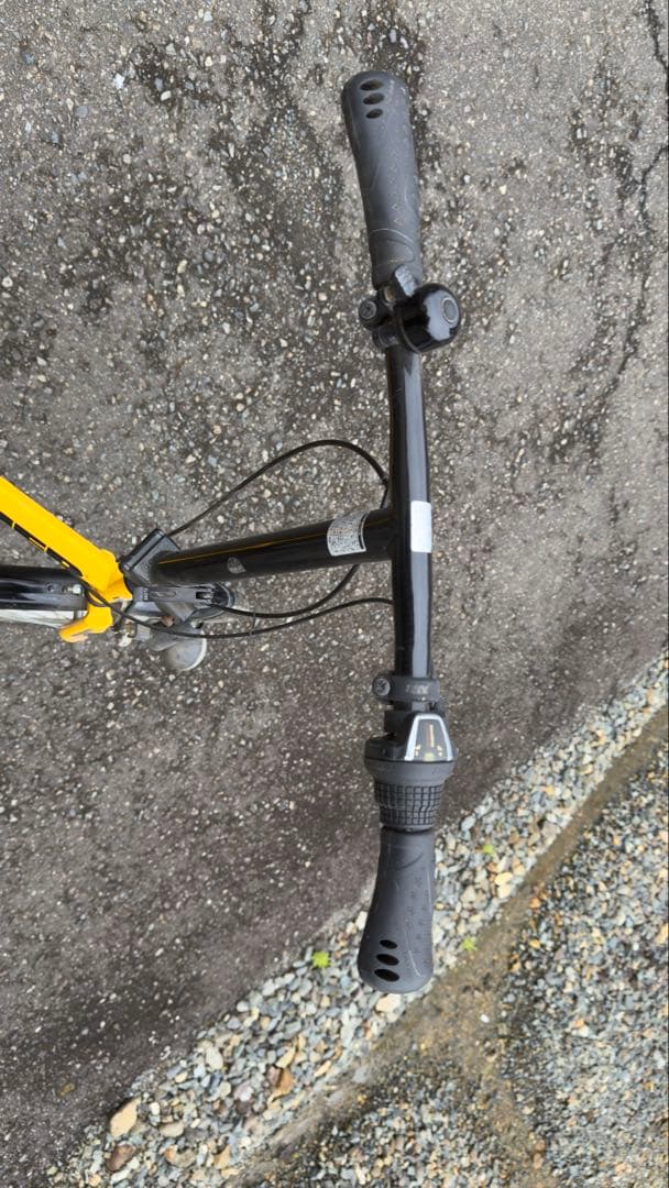 HUMMER 折りたたみ自転車 イエロー　引き取り