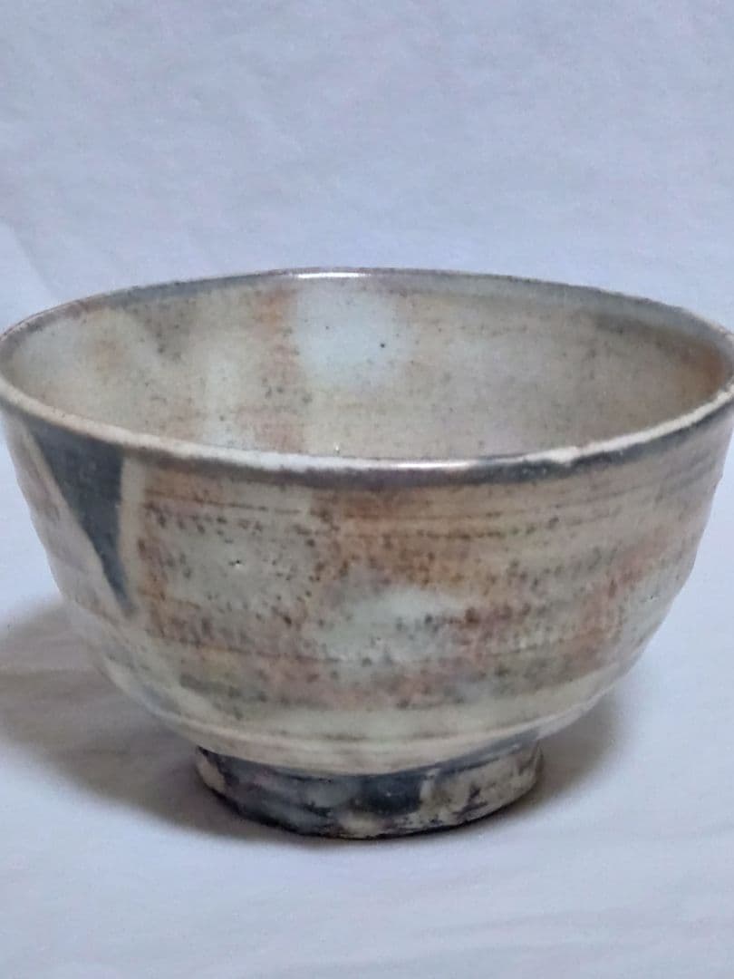 茶道具　京焼　祥雲窯　原清和造　粉引茶碗