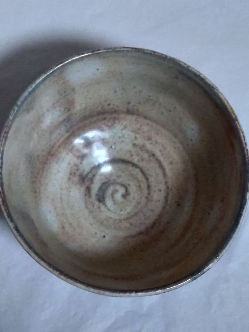 茶道具　京焼　祥雲窯　原清和造　粉引茶碗