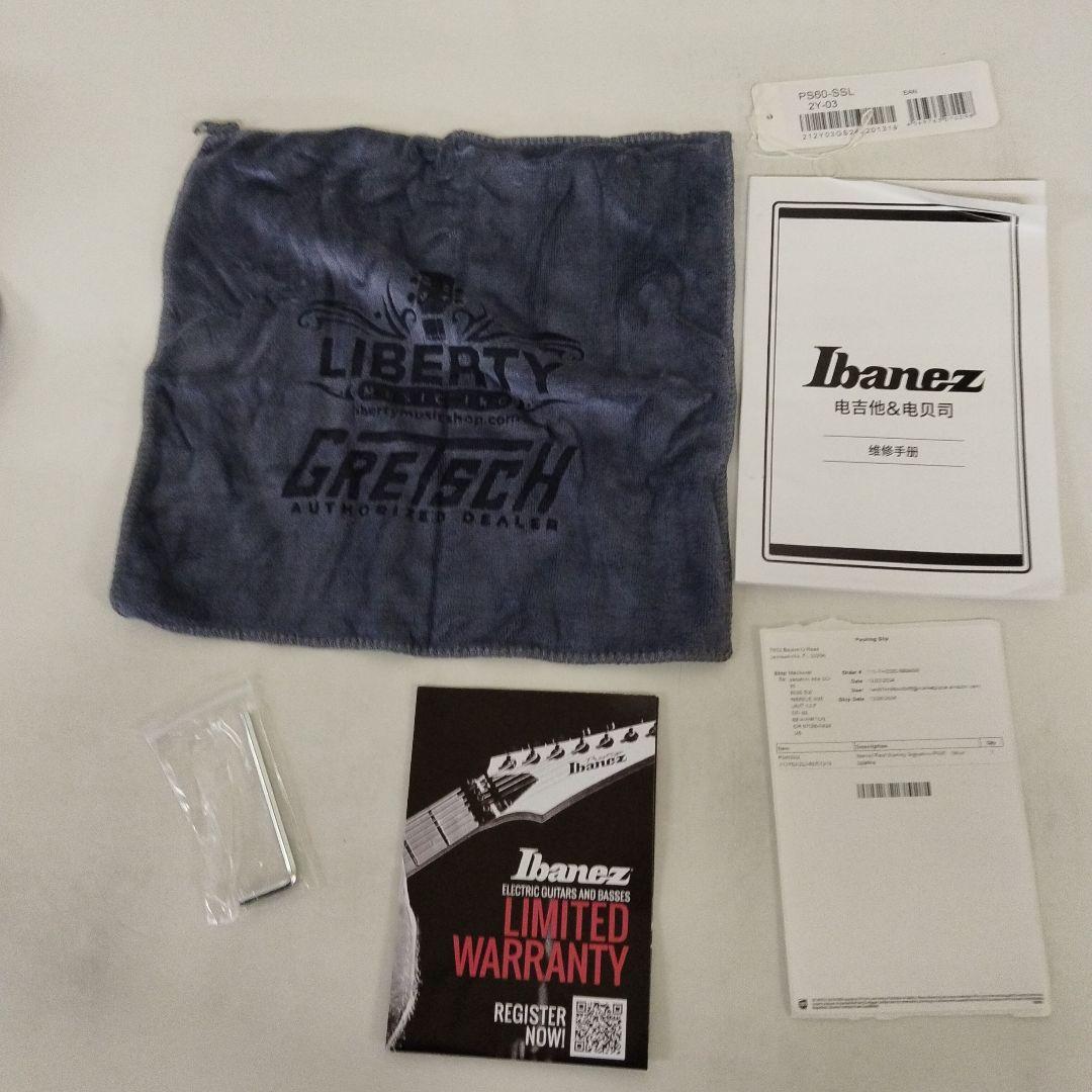 値下げ！！Ibanez PS60 シルバー スパークル傷あり