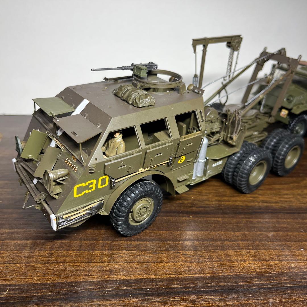1/35 アメリカ軍　M25 戦車運搬車　クォードガントラクター