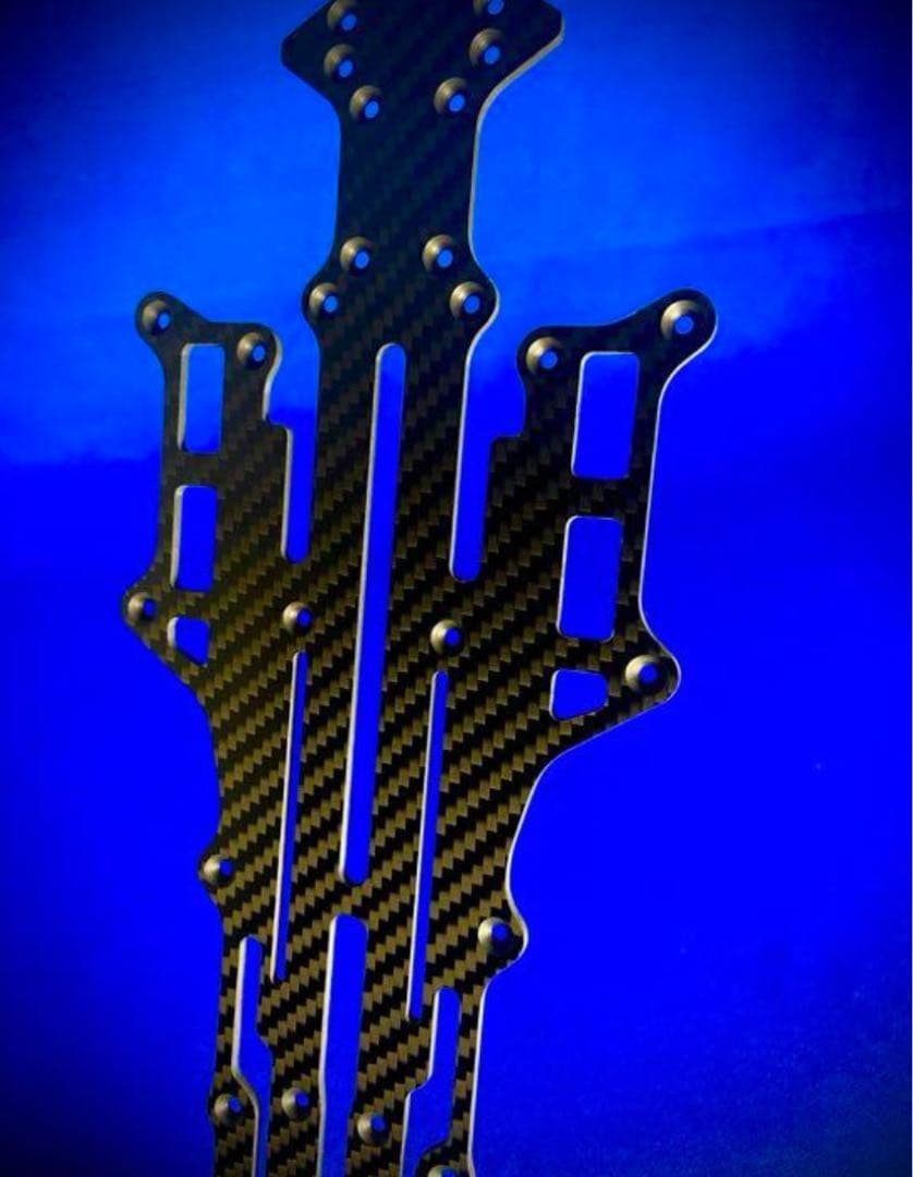 ヨコモ　Y2-002ZMG YD-2R 用　ハイトラクションシャーシ　綾織マット