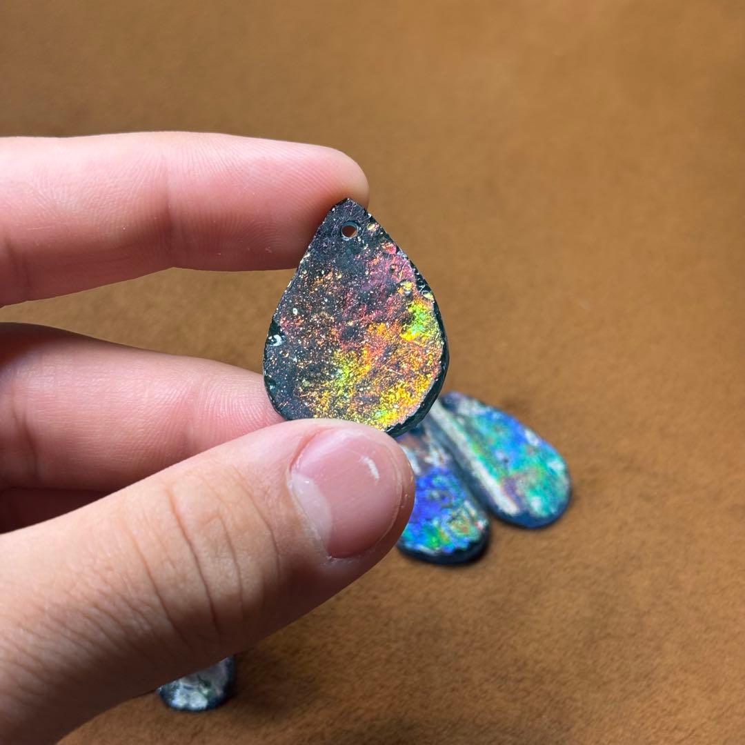 ✴︎高品質 ✴︎ローマングラス ボトル 破片 ローマ帝国 約1700年前