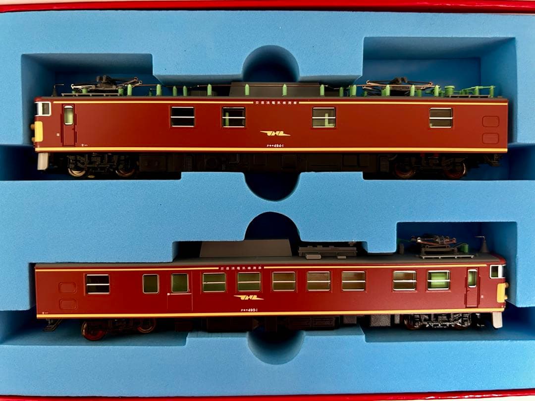 マイクロエース 国鉄 クモヤ495系 事業用車両 クーラー増設 パンタ3基 2両