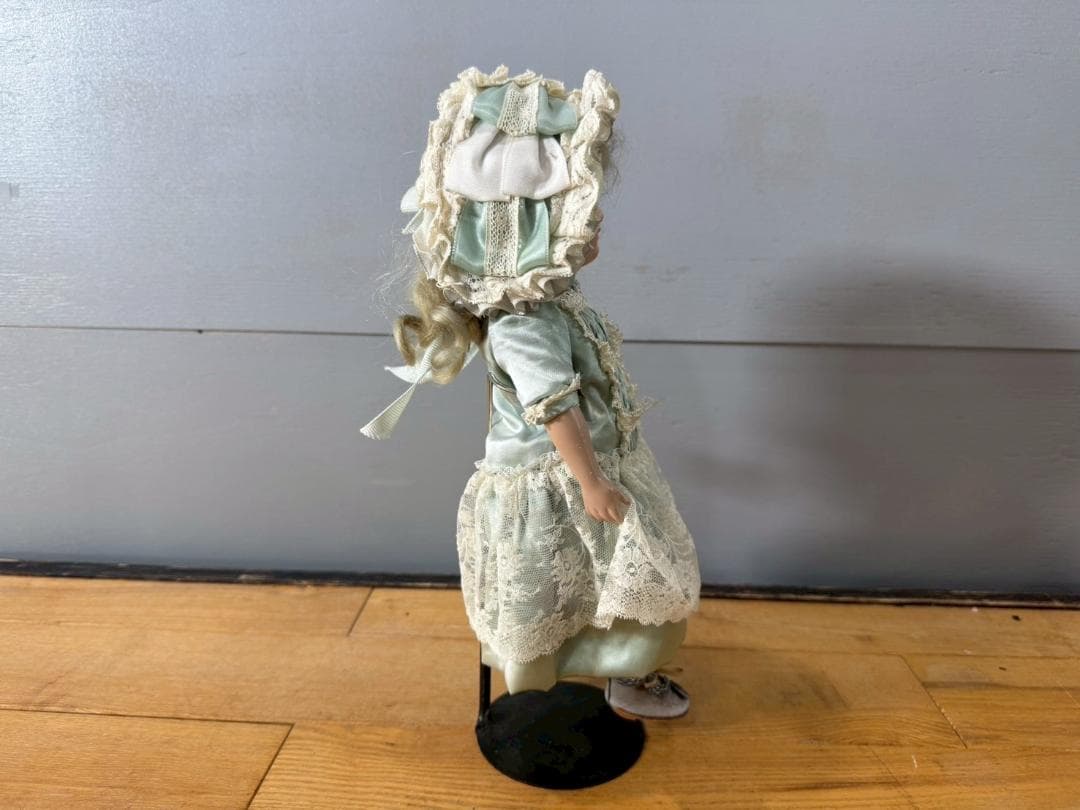 アンティーク ビスクドール ブルーアイ 人形 RW380