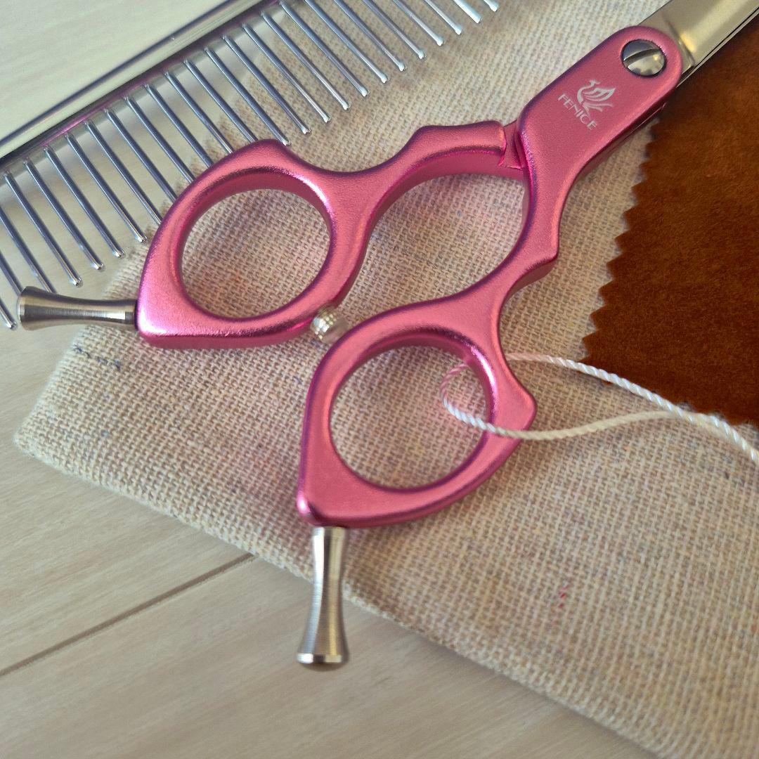 新品★フェニーチェ 6 in★軽量アルミカーブシザー★トリミングシザー
