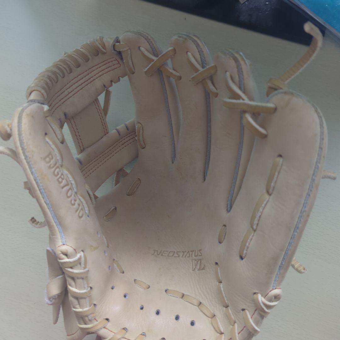 m*-様 ZETT 少年用 軟式グローブ キャメルカラー