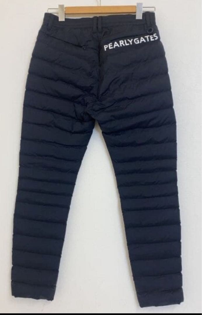 中綿　パーリーゲイツ　ダウン　パンツ　黒　ブラック　防寒　秋冬　暖パン　4