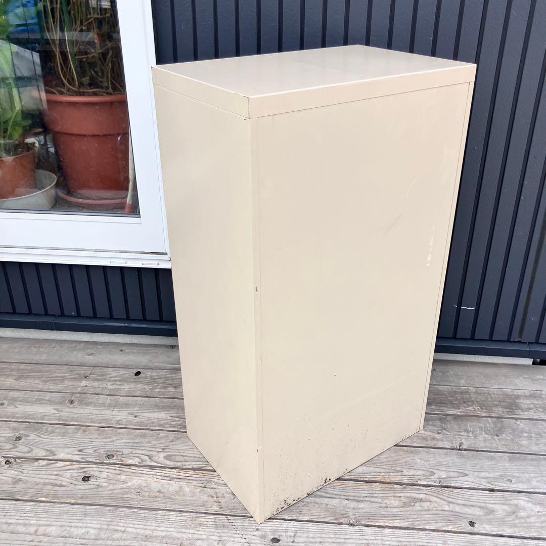 ② インダストリアル ライオン スチールキャビネット 書類入れ カルテケース