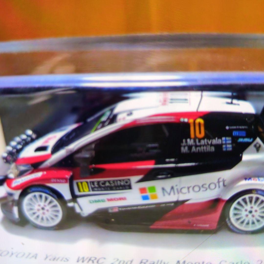 スパーク。1/43.トヨタヤリス.WRC2ndモンテ.アルバカルロ2017。