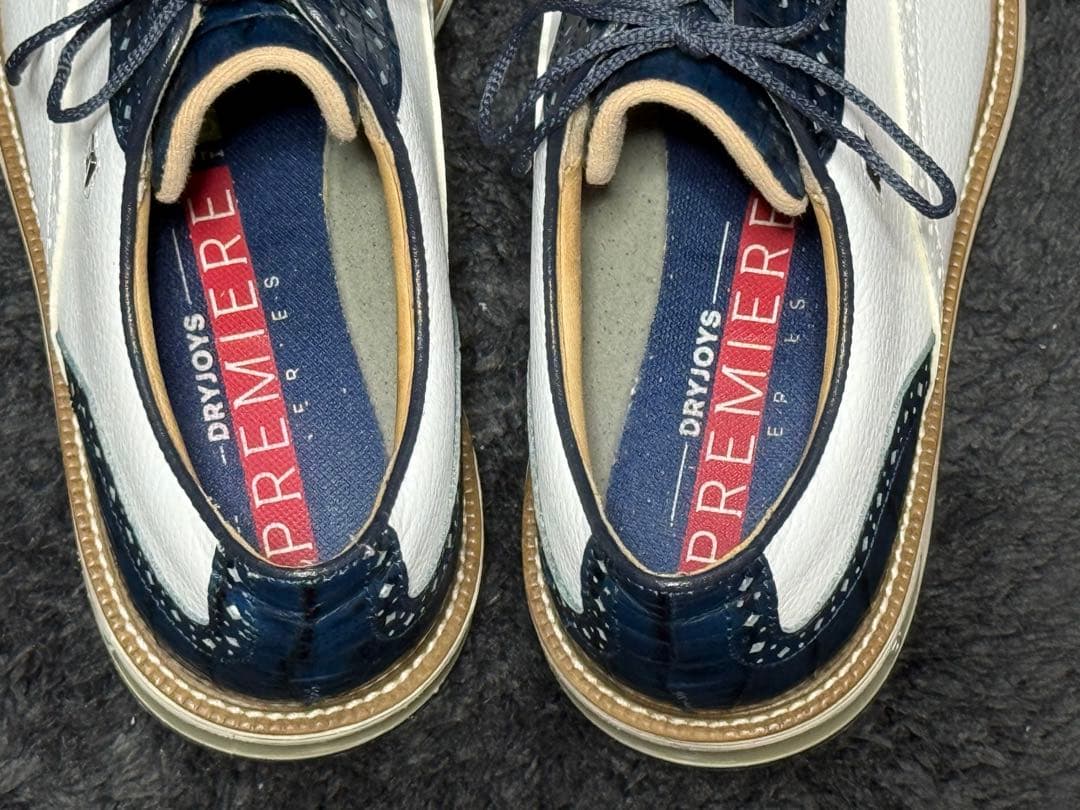 フットジョイ　FOOTJOY ゴルフシューズ ホワイト/ネイビー