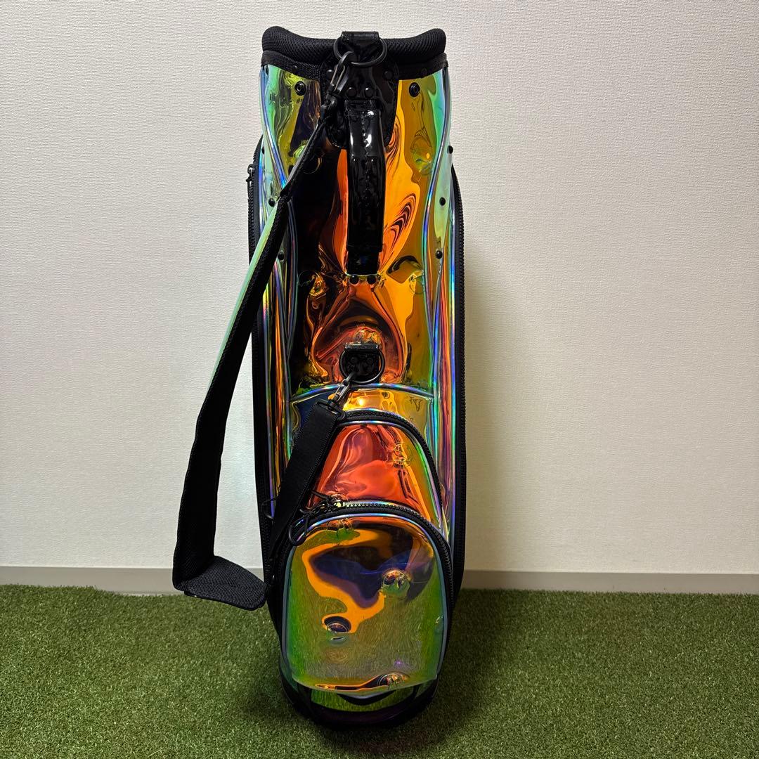 非売品 新品 HONMA ホンマ キャディバッグ オーロラ ホログラム クリアー