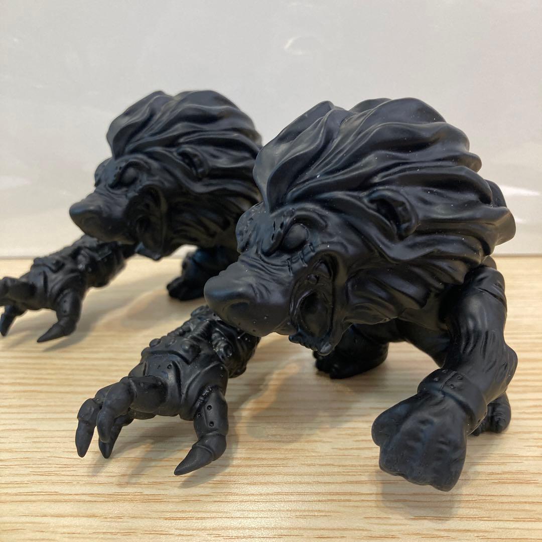 チ*日様 ソフビ 獅子雄 ブラック素体 1体