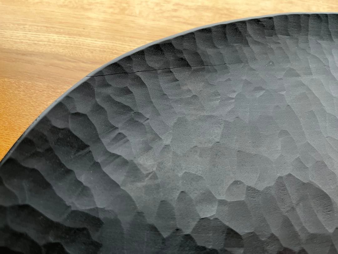 三谷龍二　黒漆　トレイ　楕円　大皿